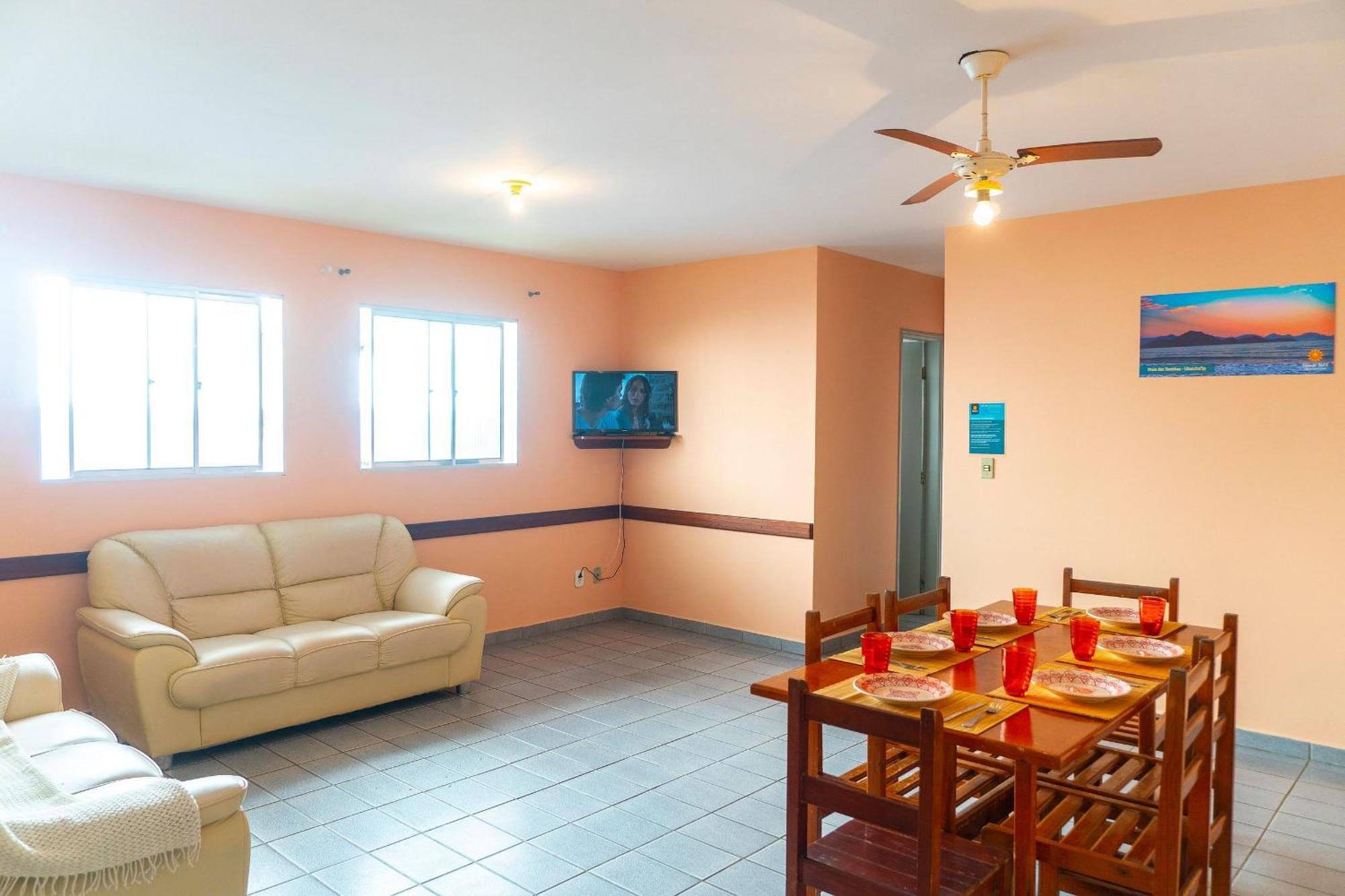 Apartamentos Incriveis Primeira Quadra Mar Wifi Ubatuba Eksteriør billede