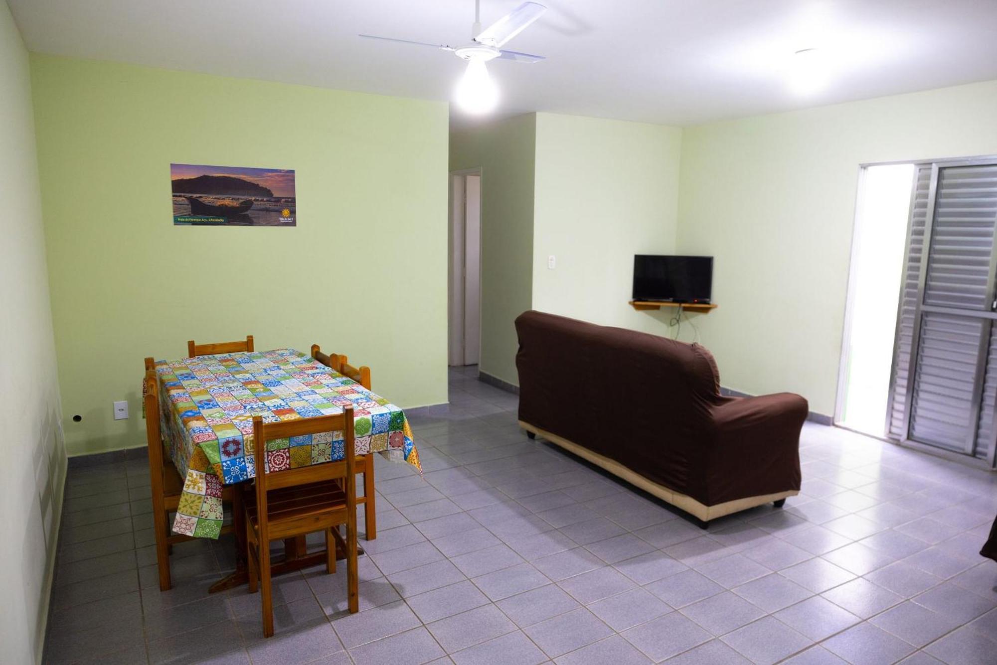 Apartamentos Incriveis Primeira Quadra Mar Wifi Ubatuba Eksteriør billede