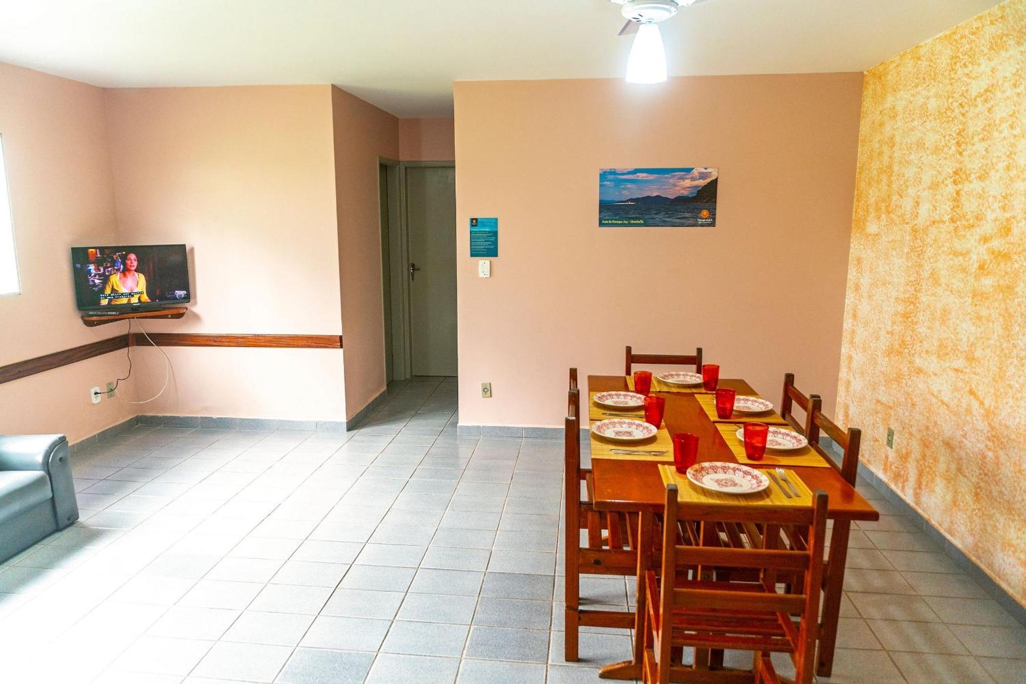 Apartamentos Incriveis Primeira Quadra Mar Wifi Ubatuba Eksteriør billede