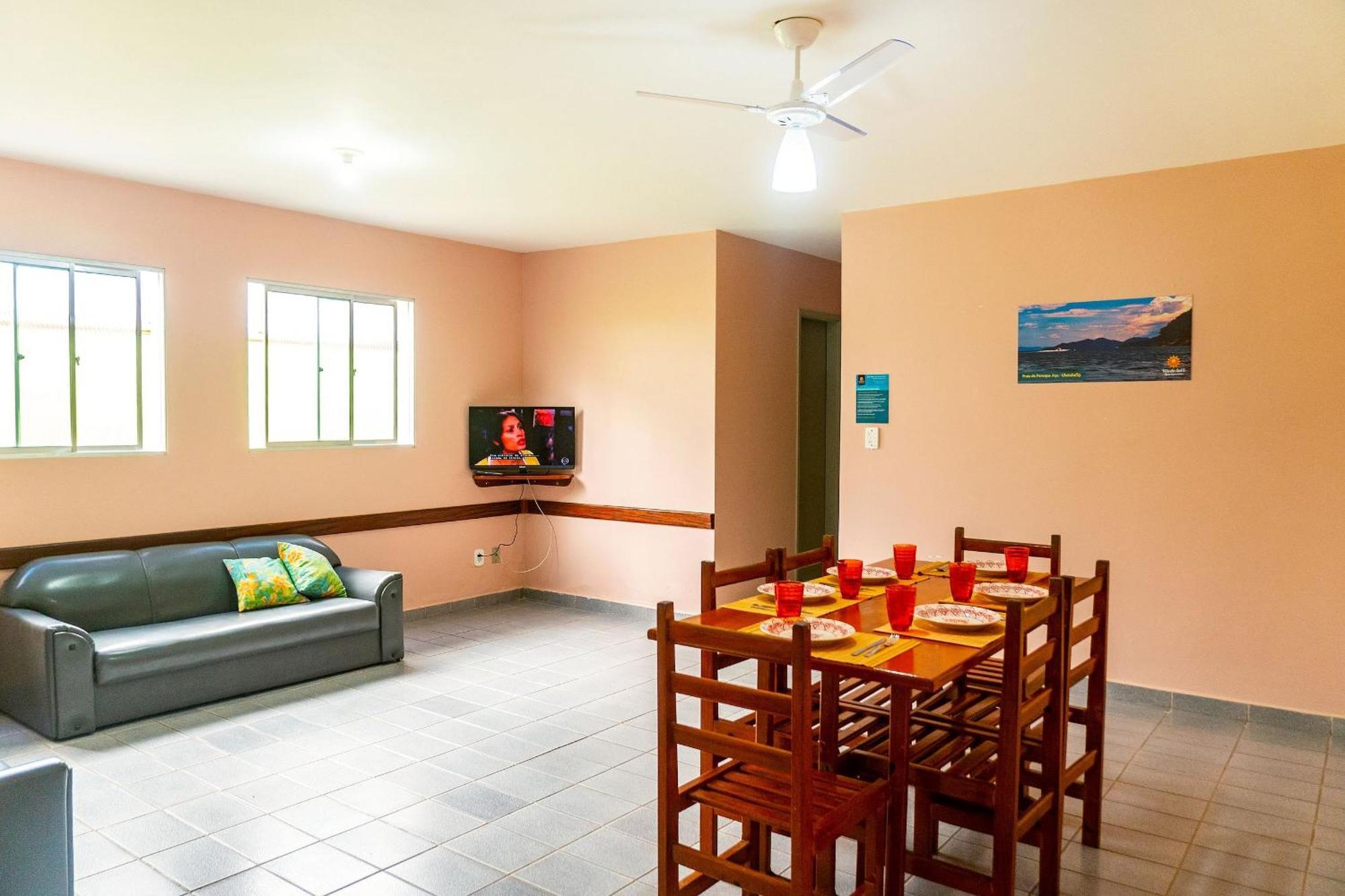 Apartamentos Incriveis Primeira Quadra Mar Wifi Ubatuba Eksteriør billede
