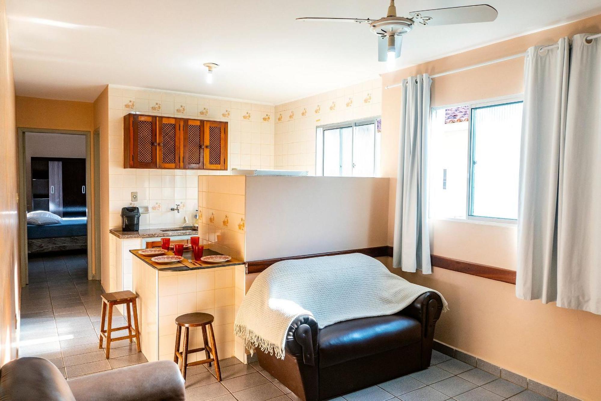Apartamentos Incriveis Primeira Quadra Mar Wifi Ubatuba Eksteriør billede